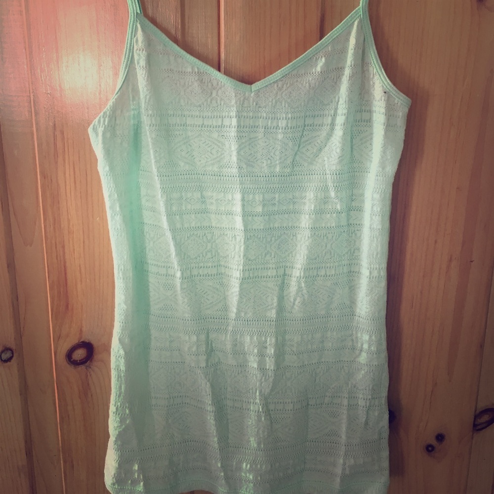 Mint Colored V-Neck Cami